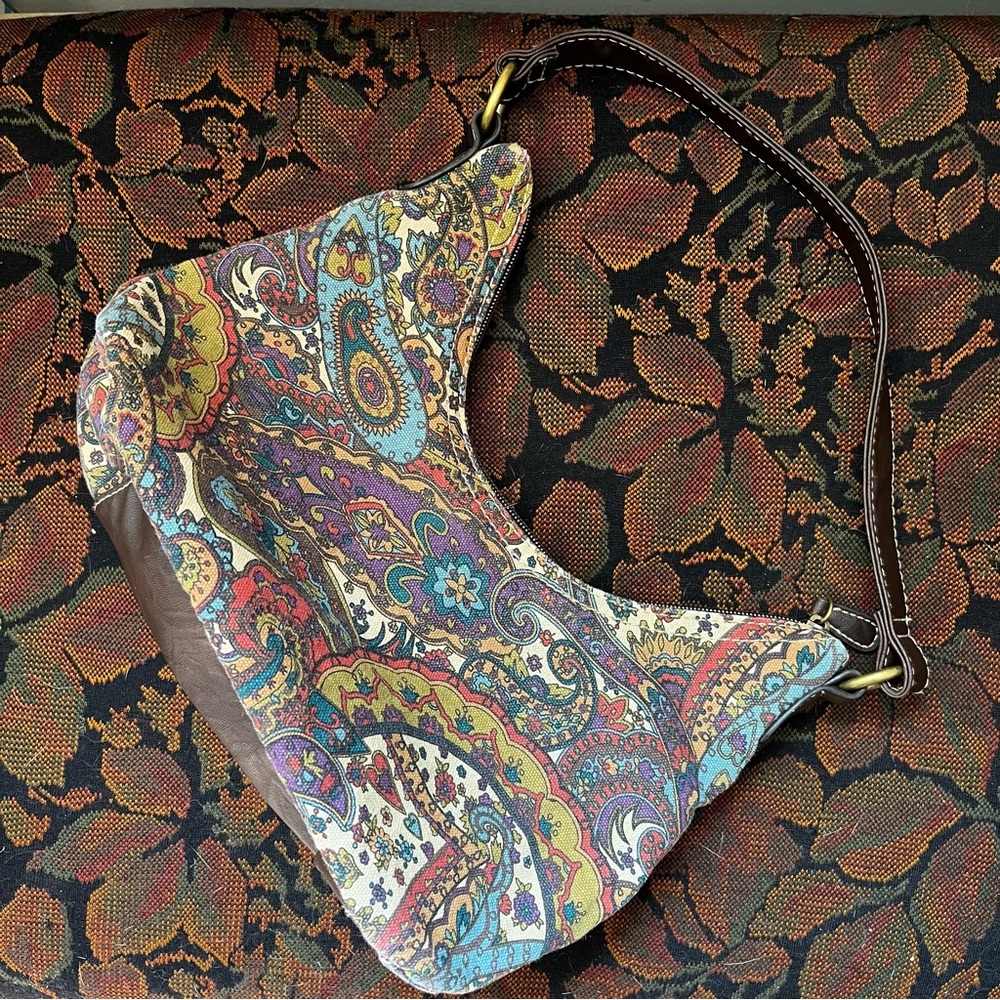 Paisley Patterned Shoulder Bag - Picture 3 of 10